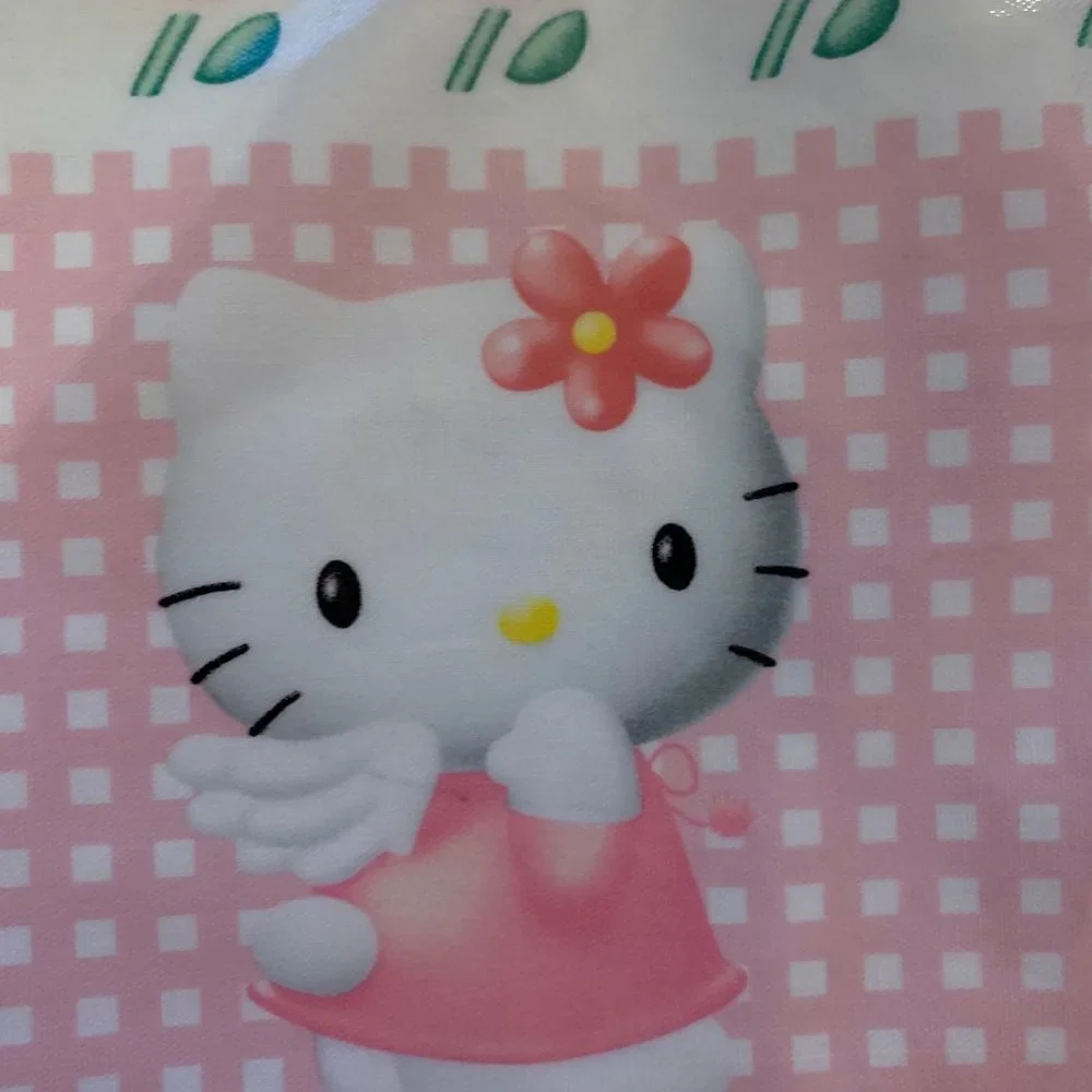 VINTAGE 1997 HELLO KITTY PLASTIC TOTE BAG - Picture 12 of 14